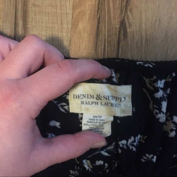 Ralph Lauren Black Floral Print Blouse - Picture 3 of 8